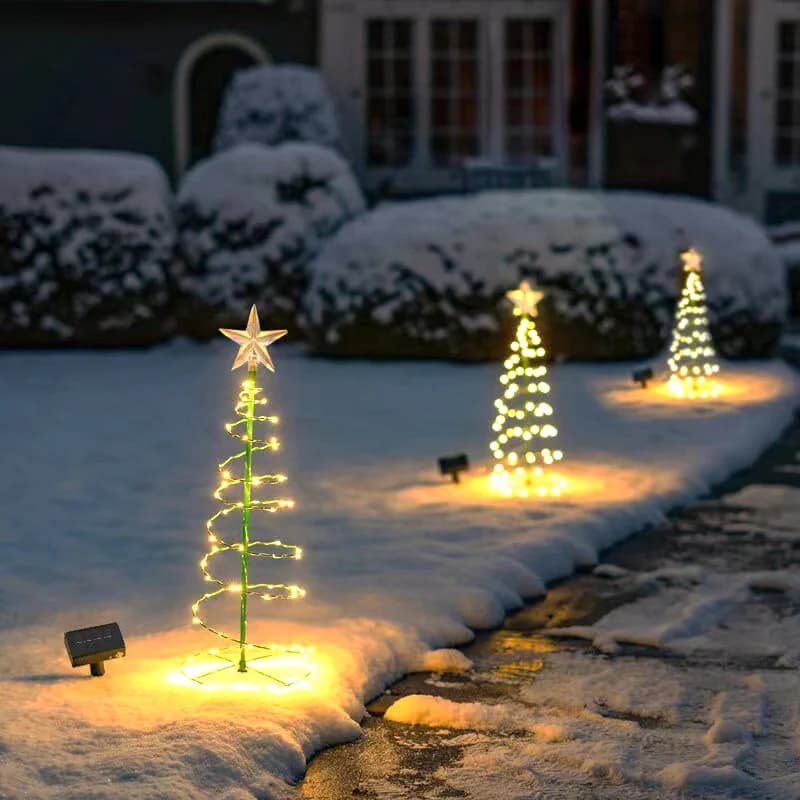 Solar Christmas Tree Light – Waterproof Outdoor Garden Decor