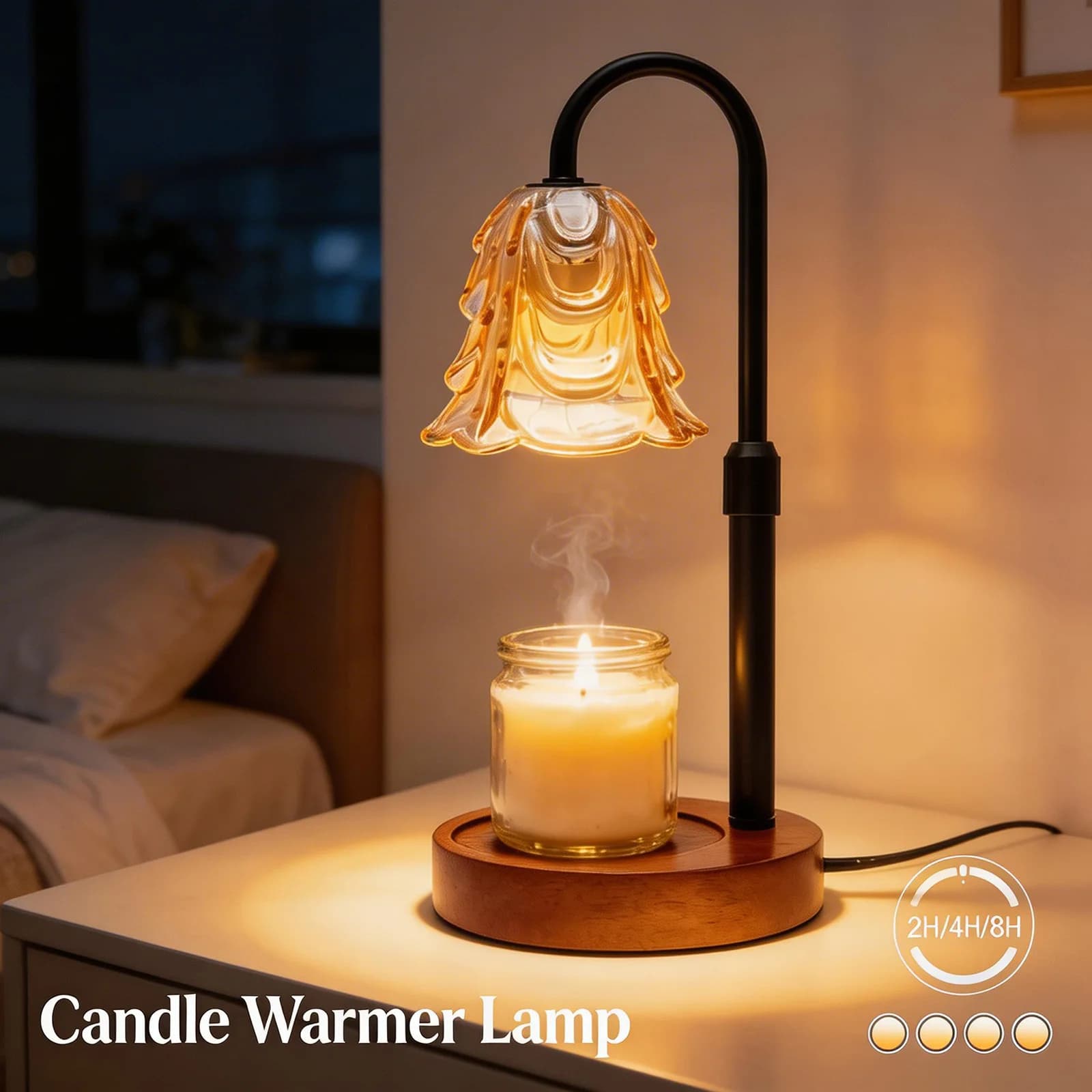 Candle Warmer Lamp – Wax Melting Ambient Home Light