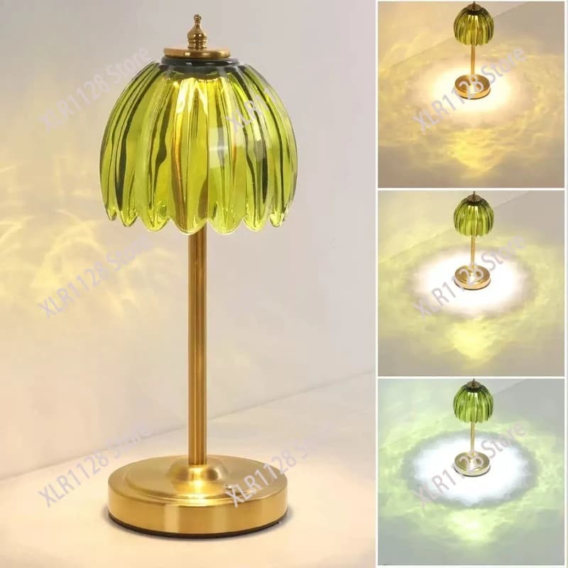 Crystal LED Table Lamp – Luxury Bedside Mood Light