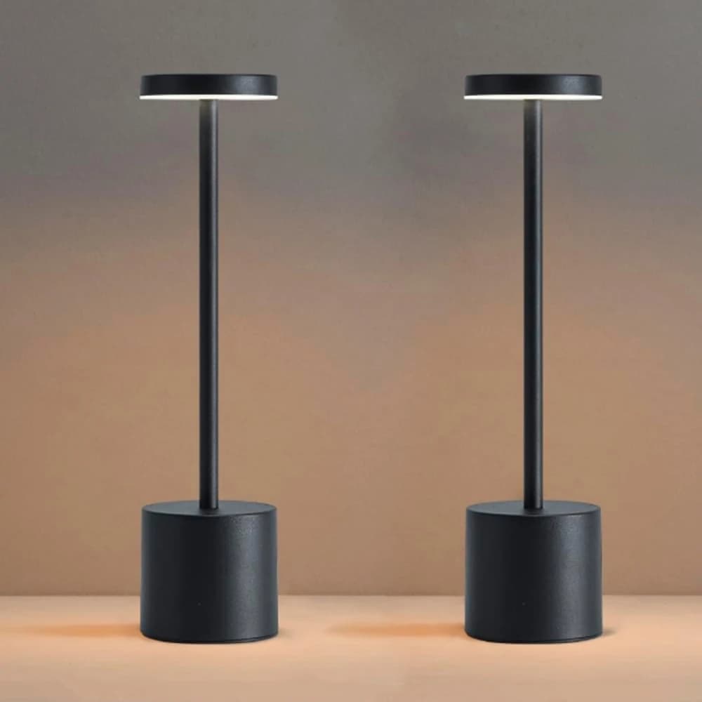 Rechargeable Cordless Touch Table Lamp – 3-Color Ambient Light