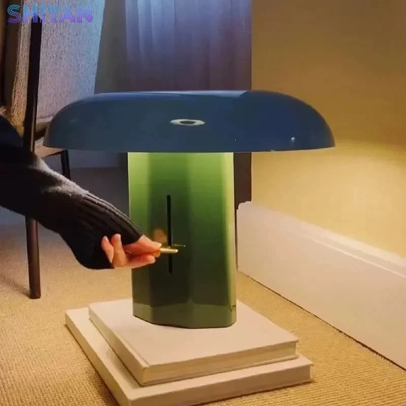 Mushroom Italian Iron LED Table Lamp