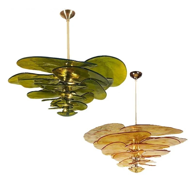 Lotus French Glass Chandelier