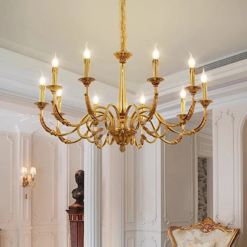 Minimalist Retro French Chandelier