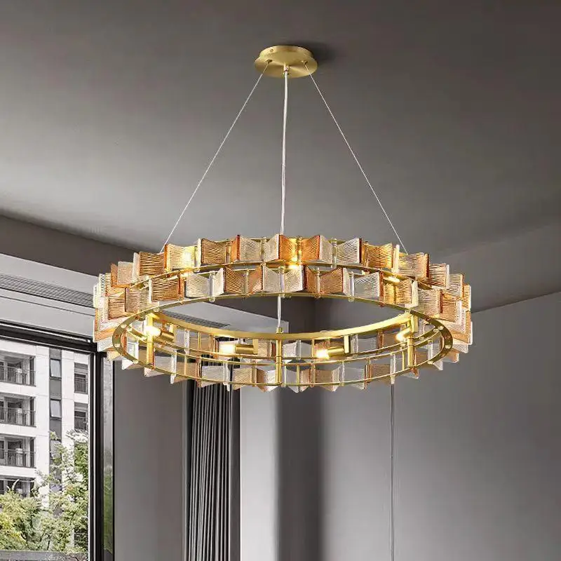 Italian Glass Chandelier