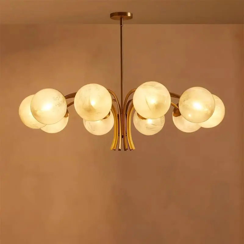 Modern Retro Glass LED Chandelier