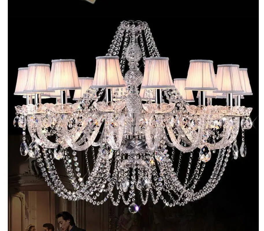 Modern Crystal Chandelier for Living Room