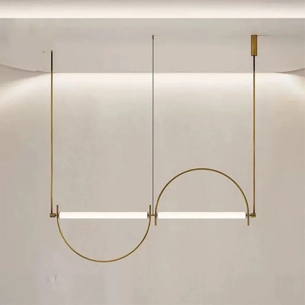 Minimalist LED Chandelier – Hanging Pendant for Living Room & Villa