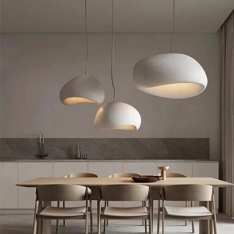 Wabi-Sabi LED Chandelier – Modern Nordic Bedroom & Dining Room Pendant